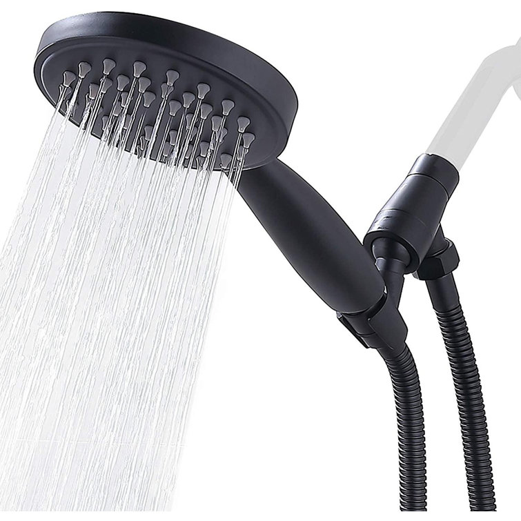 wisdomfurnitureco 100 Metal Hand Held Shower Head With 70'' Hose And